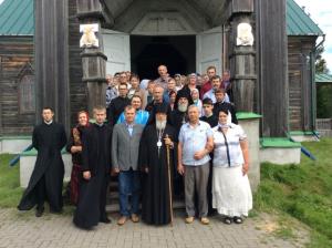 Епископ Августин совершил Богослужение в селе Троицком Воскресенского района.