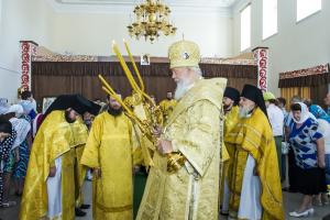 26 июля 2015 года епископ Городецкий и Ветлужский Августин совершил Божественную литургию в Городецком Феодоровском мужском монастыре 