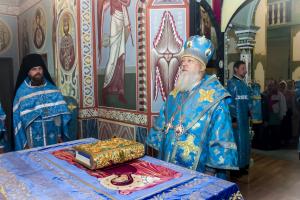 30 августа епископ Городецкий и Ветлужский Августин совершил Божественную литургию в Феодоровском соборе Городецкого Феодоровского мужского монастыря.