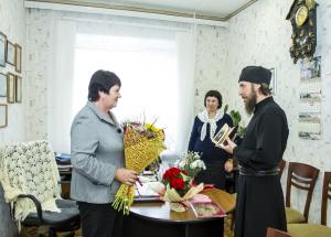Поздравление с Днем учителя руководителей Городецкой администрации.