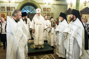 Епископ Августин совершил Божественную литургию в праздник Сретения Господня