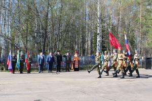 Митинг в память о погибших воинах в Семеновском благочинии