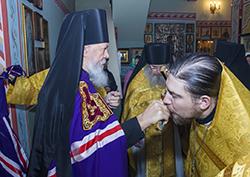 Архиерейская Божественная литургия в Городецком Феодоровском мужском монастыре 