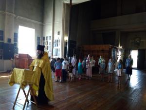 При соборе Воскресения Словущего поселка Воскресенское началась летняя смена для детей
