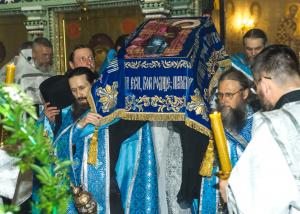 Епископ Городецкий и Ветлужский Августин совершил Всенощное бдение с Чином погребения Божией Матери