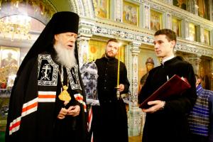 Епископ Городецкий и Ветлужский Августин совершил вечерню с Чином прощения в Городецком Феодоровском мужском монастыре