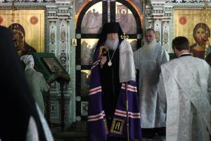 В день памяти святителя Луки Крымского, епископ Городецкий и Ветлужский Августин совершил Божественную литургию в Феодоровском соборе Городца 