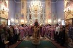 Митрополит Георгий совершил литургию Преждеосвященных Даров в Феодоровском мужском монастыре Городца