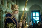 В день Торжества Православия епископ Городецкий и Ветлужский Августин совершил Божественную литургию в Феодоровском кафедральном соборе Городца