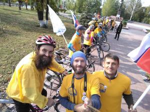 Велоэкспедиция, посвященная памяти Александра Невского и героев народного ополчения, стартовала в Городце 