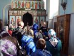 Урок-экскурсия для воспитанников приходской воскресной школы и их родителей в Семенове