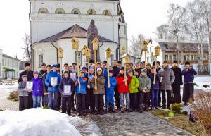 Александро-Невские сборы прошли в весенние каникулы на базе Городецкого Феодоровского мужского монастыря.